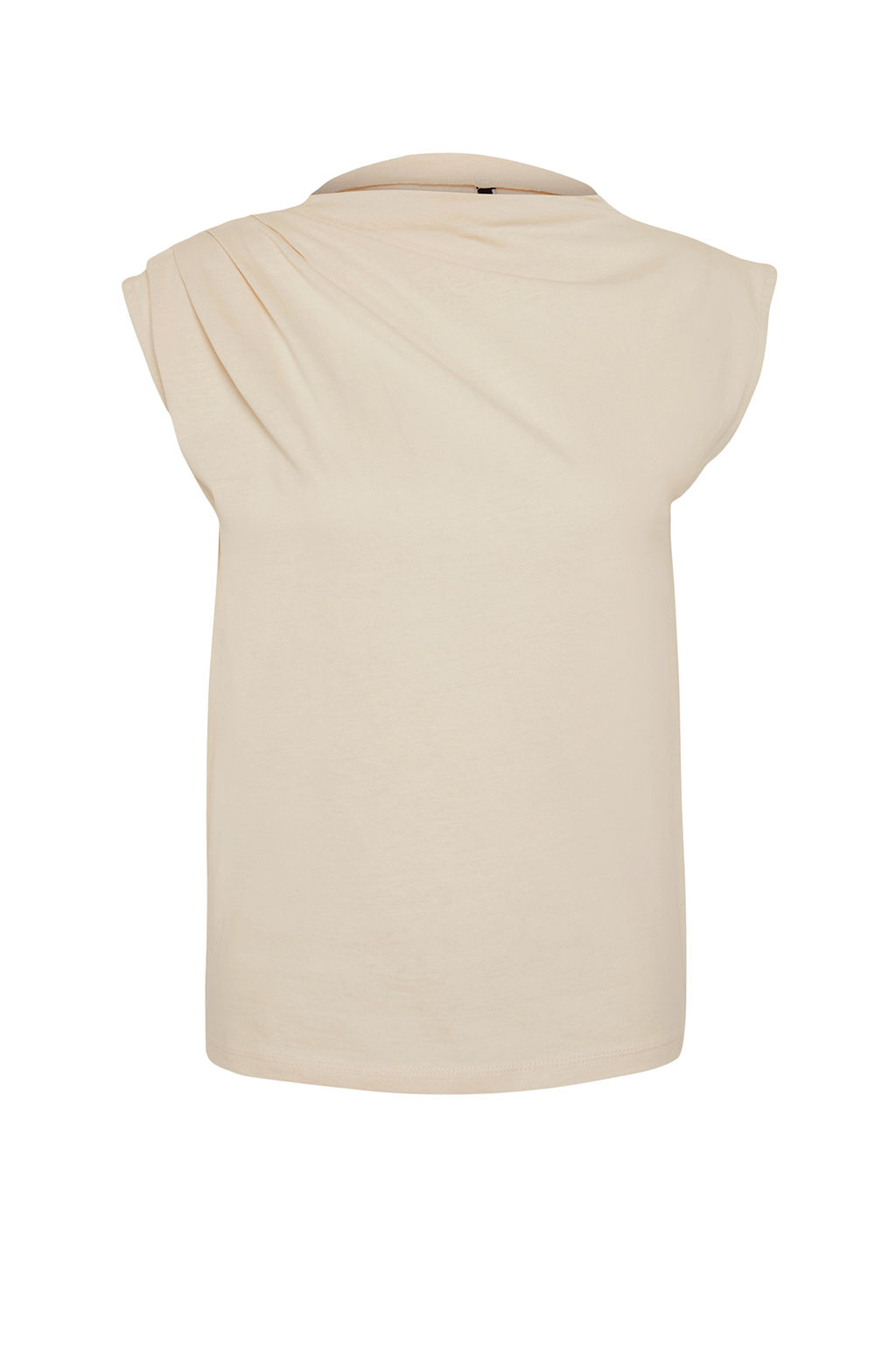 Tas Kay?k Yaka S?f?r Kol Buzgulu Orme T-Shirt TWOSS24TS00051