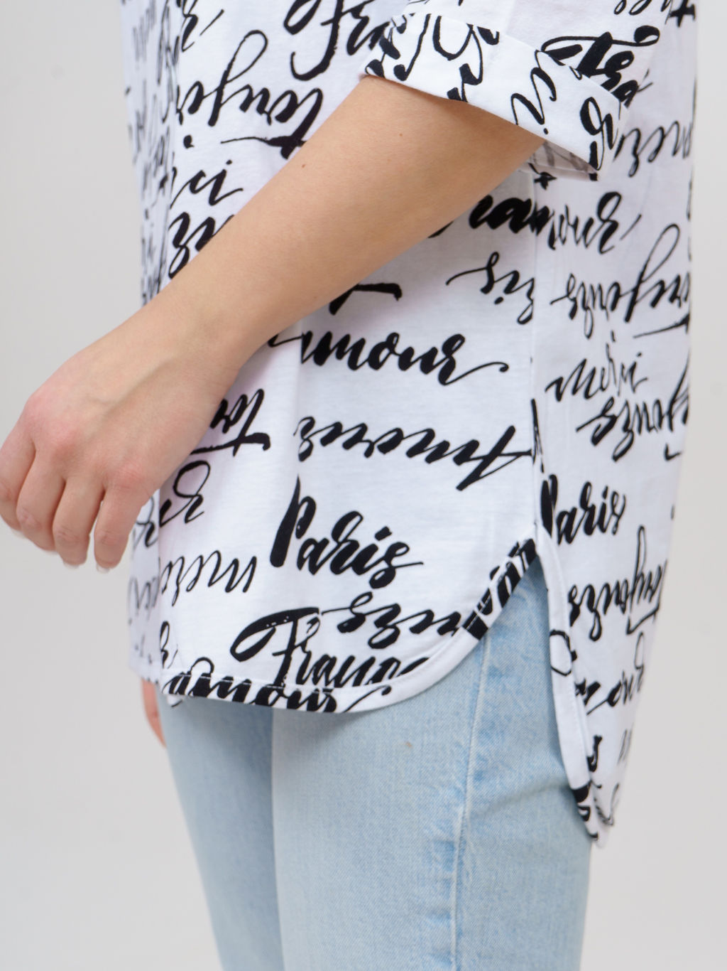 445 Туника "Белый/Париж"