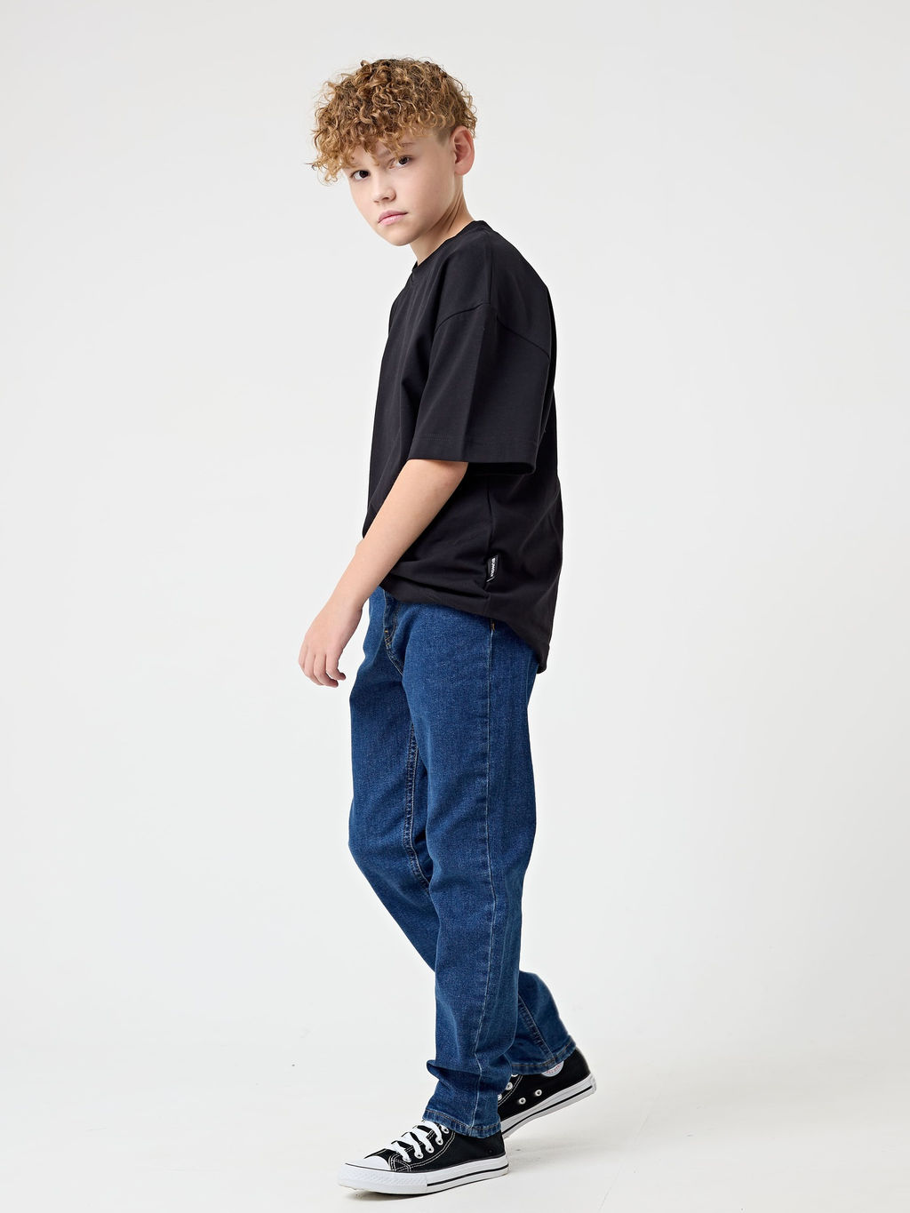 Джинсы regular fit Cиние подростковые - Bungly фото 4