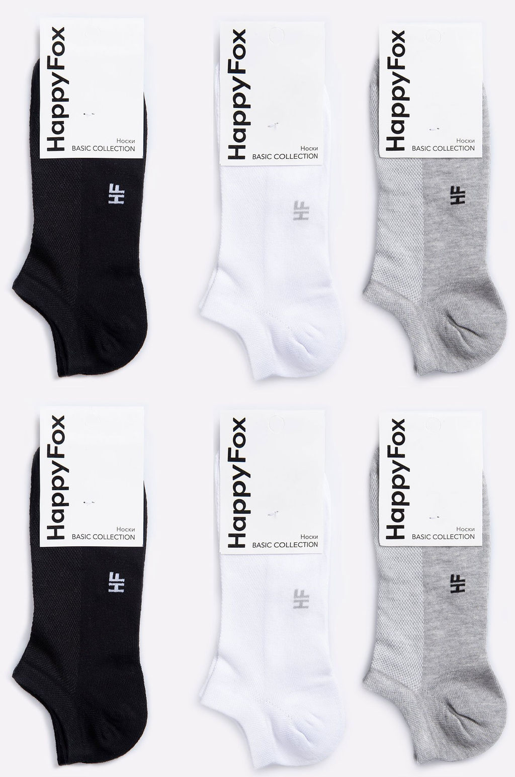 Набор носков в сетку 6 пар Happy Fox  фото 5