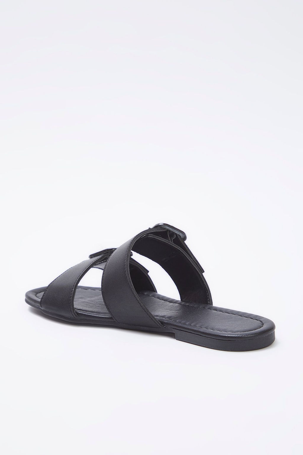 Trendyol Shoes Siyah Kemer Toka Detayl? Cift Bantl? Kad?n Terlik TAKSS25TE00031 - Trendyolmilla фото 5