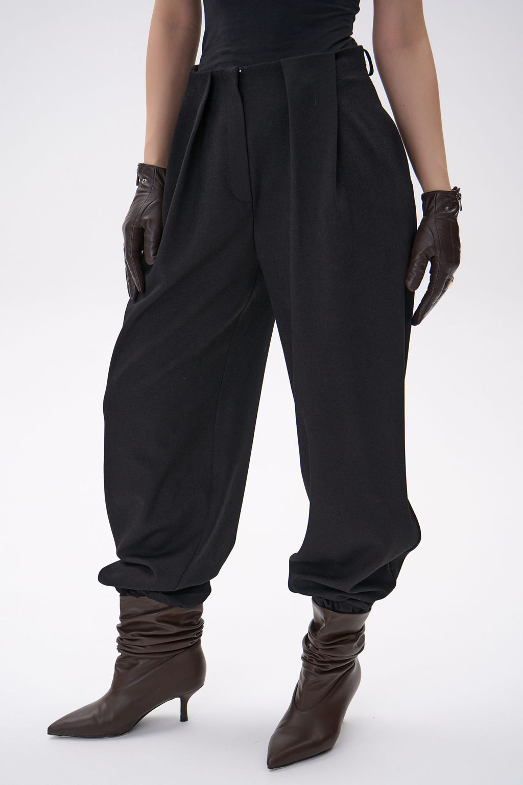 Брюки  алладины Джуди (чёрный) - Эльза фото 11