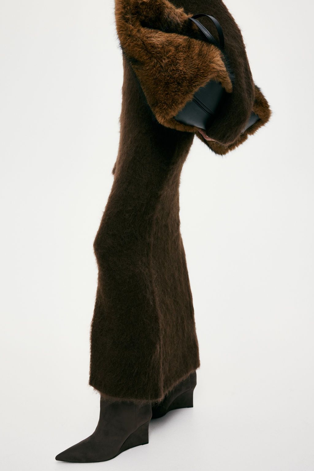 Vestido en mezcla de mohair con espalda cut-out - H&m фото 9