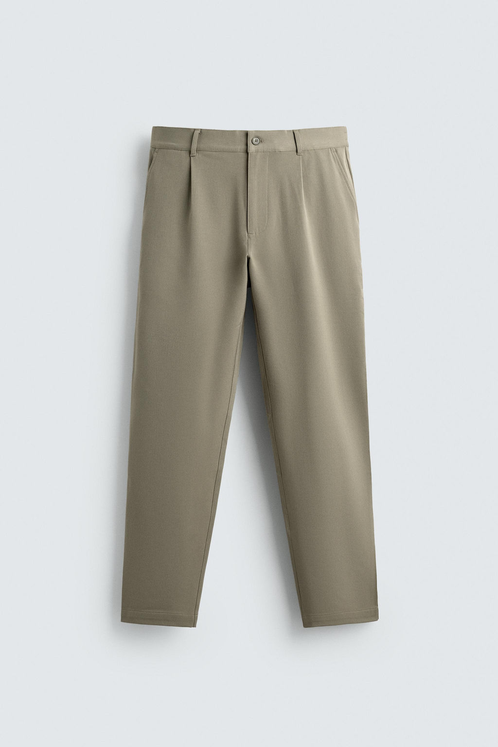 PANTAL?N STRAIGHT FIT CONFORT / Khaki claro - Zara фото 7