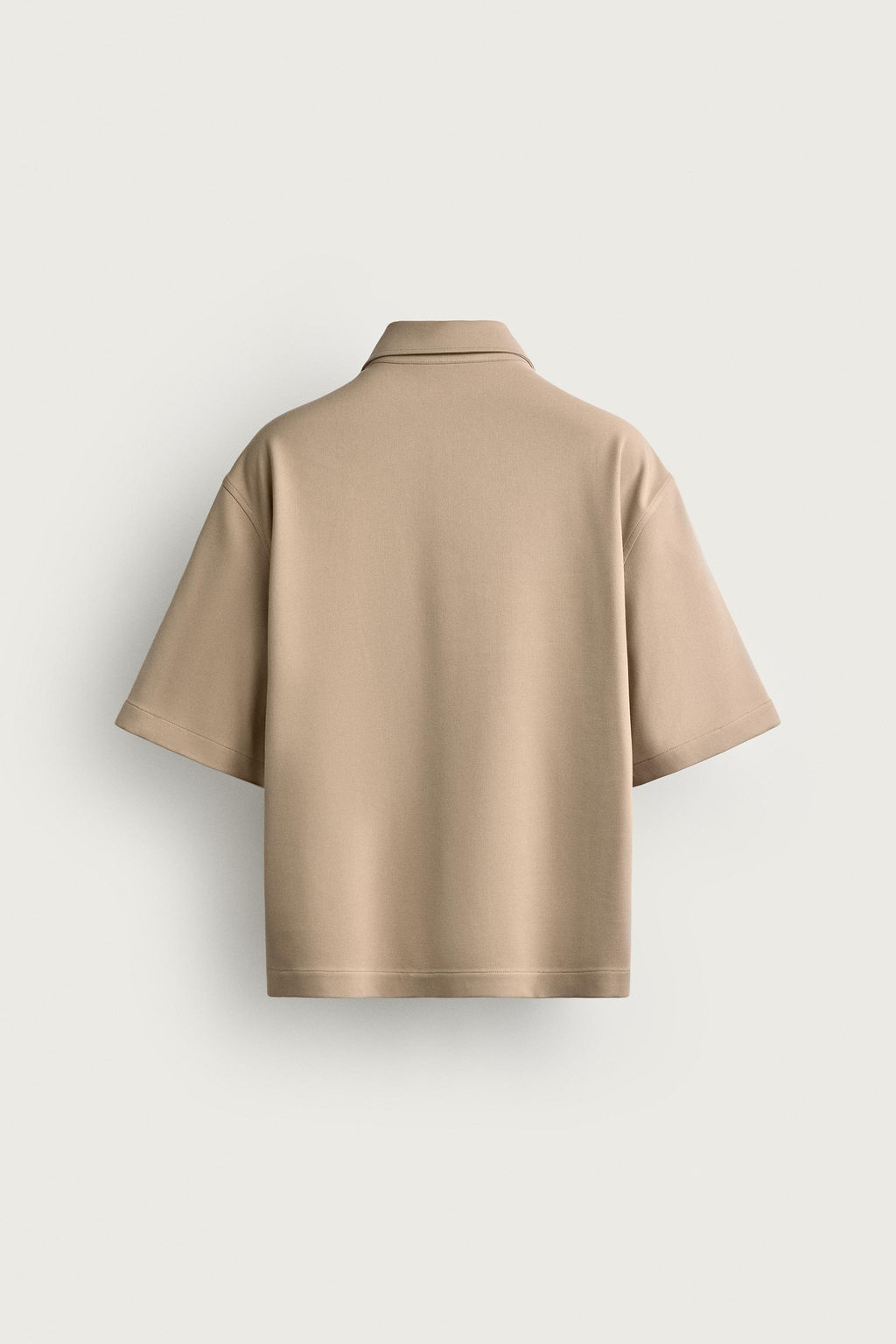 SOBRECAMISA RELAXED FIT BOLSILLO / Beige - Zara фото 7