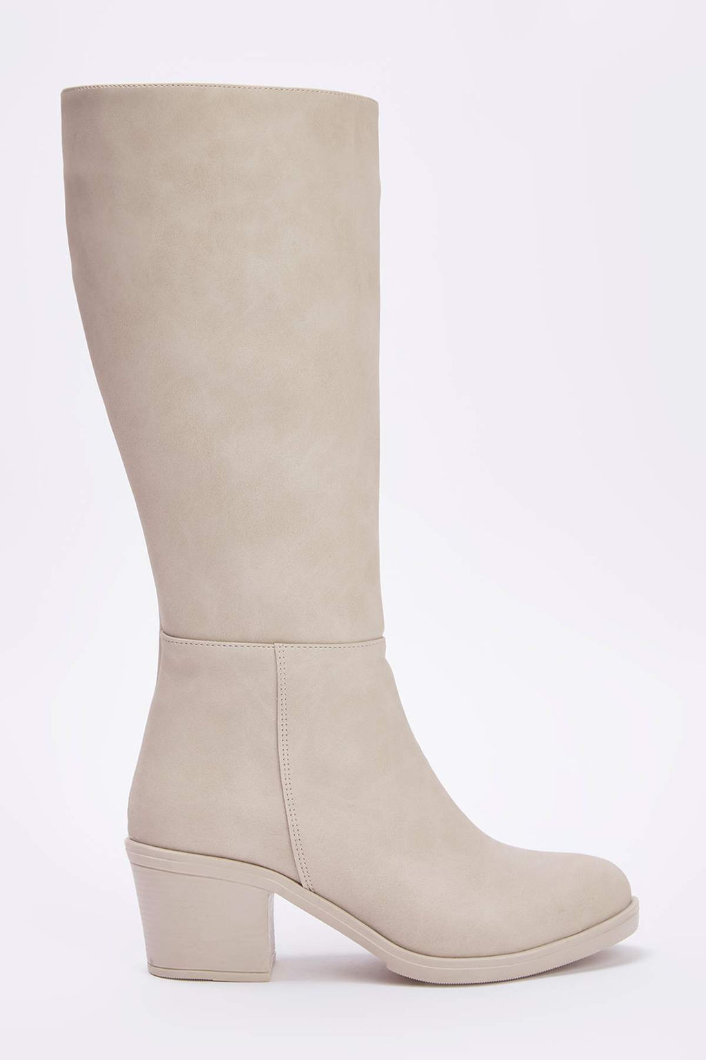 Trendyolmilla Shoes Siyah Fermuarl? Yuvarlak Burun Kad?n Blok Topuklu Cizme TAKAW25CZ00004  фото 4