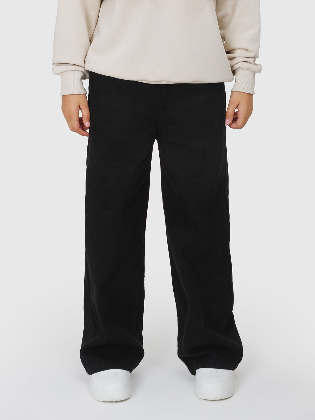 Джинсы-трубы утеплённые для девочек - СИНЯЯ МОДА фото 6