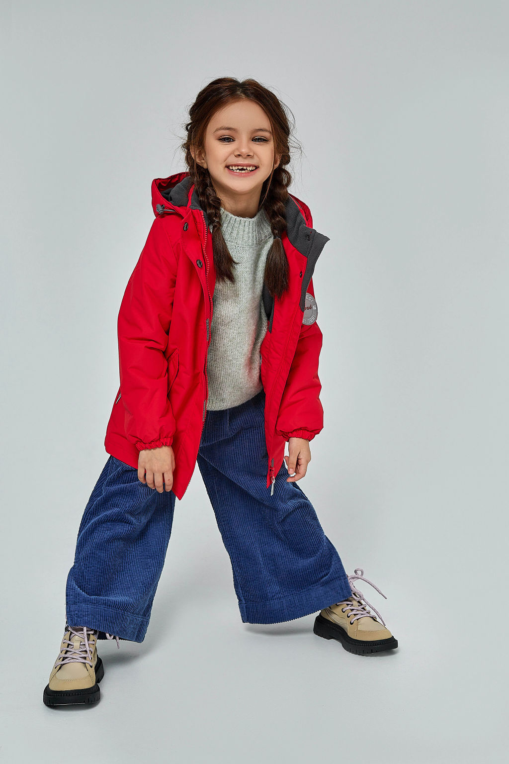 Куртка демисезонная 20632-327 кораллово-красный