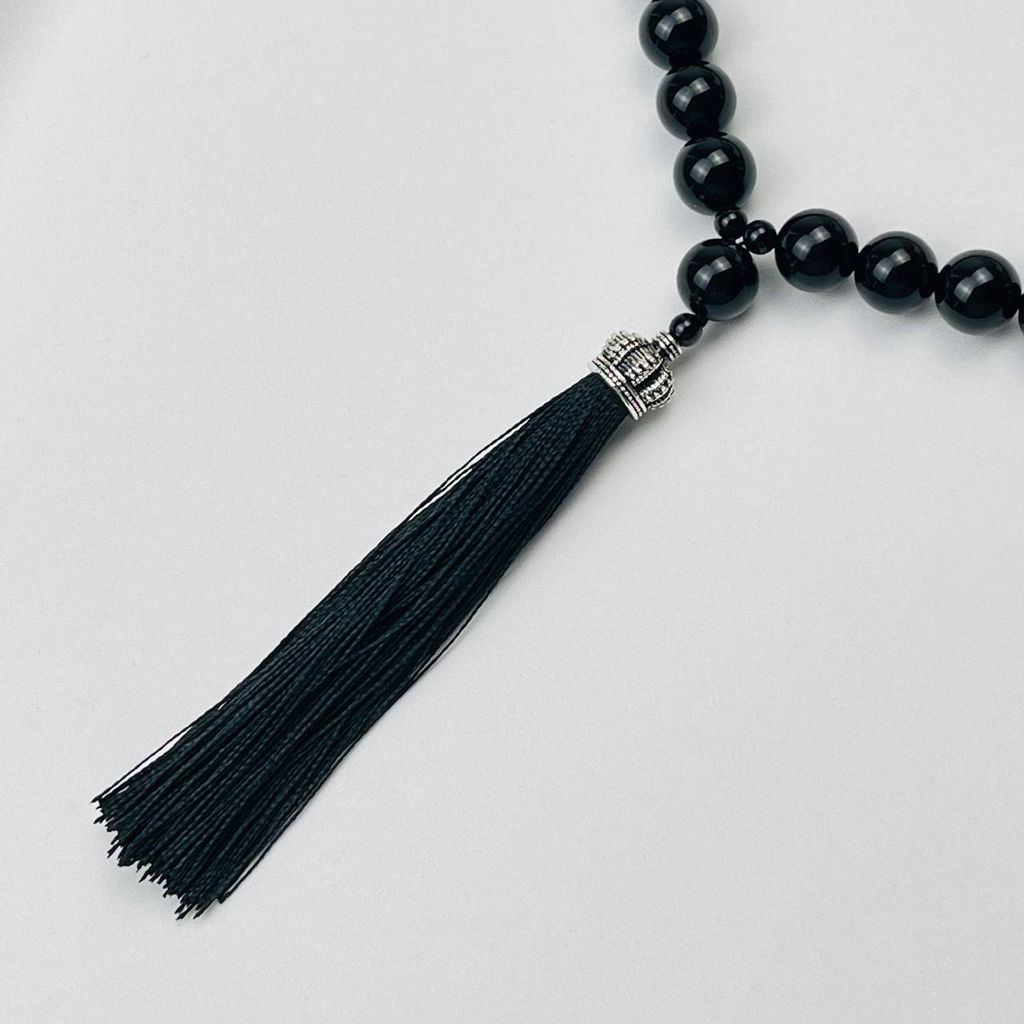 Четки из черного Агата (33 бусины) - Радуга самоцветов фото 4