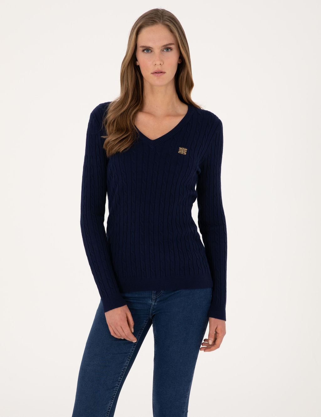 Lacivert Ex. Slim Fit Basic Kazak - Pierre cardin фото 3