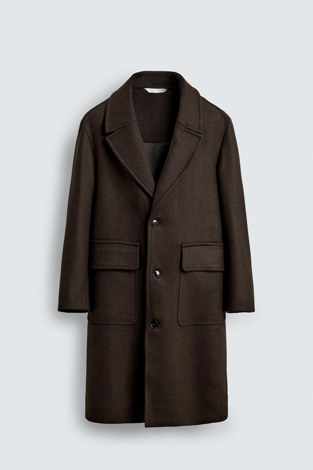 RELAXED FIT WOOL COAT