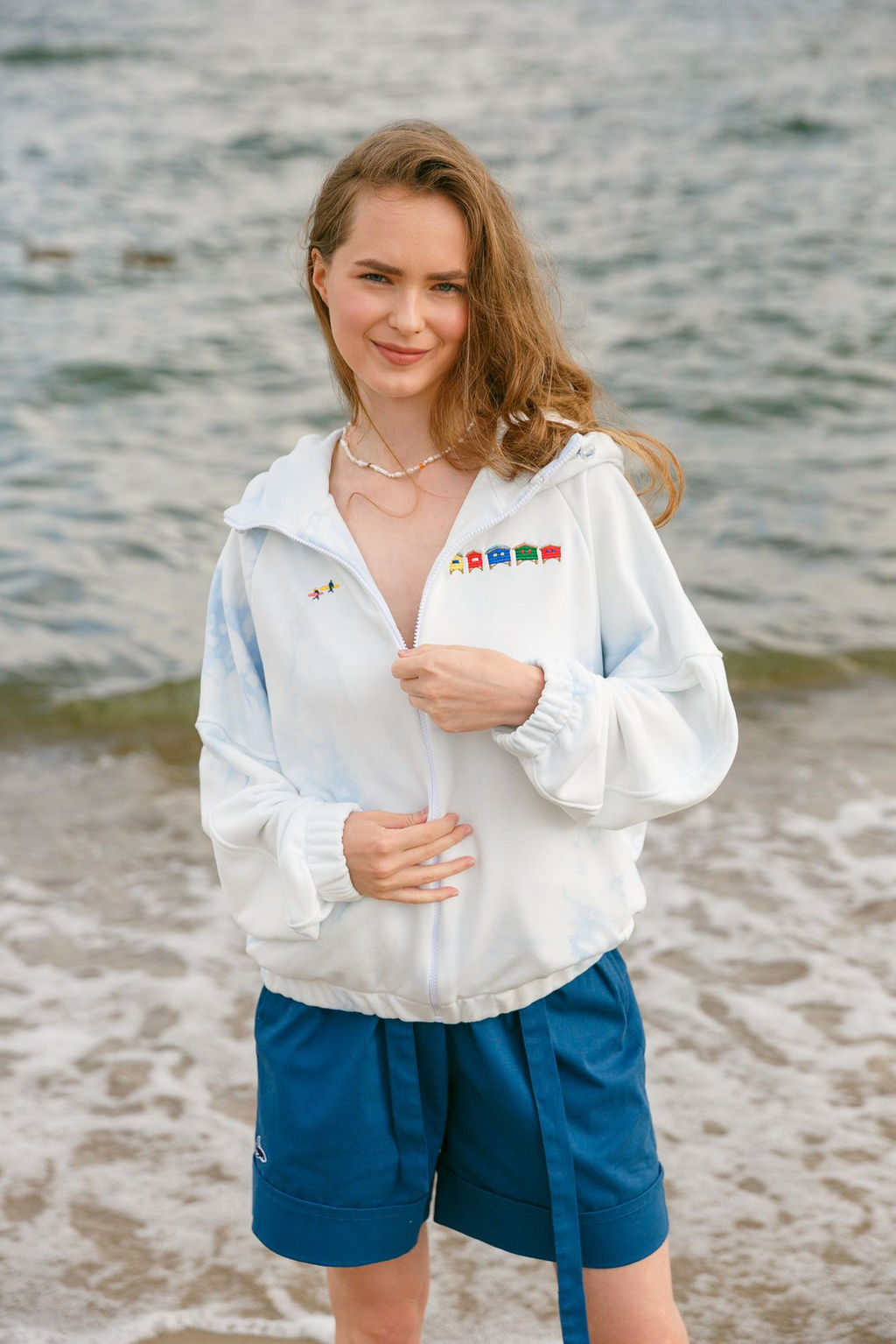 Толстовка на молнии женская Surf Bay - Captain's mate фото 4