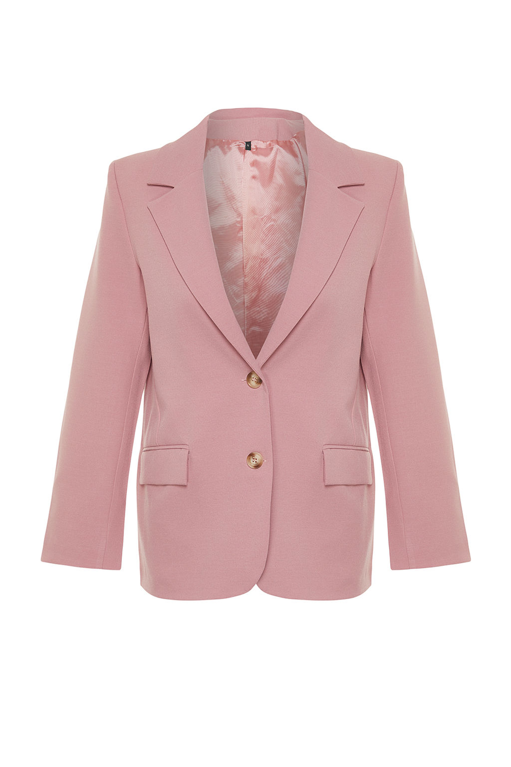 Limited Edition Pembe Regular Astarl? Dokuma Blazer Ceket TWOAW23BC00132