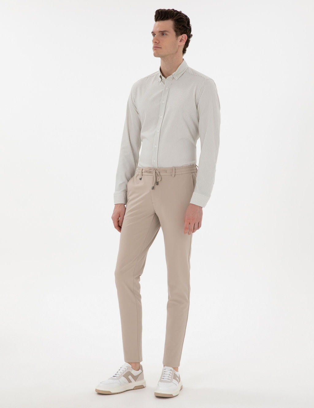 Bej Klasik Jogger Pantolon - Pierre cardin фото 3