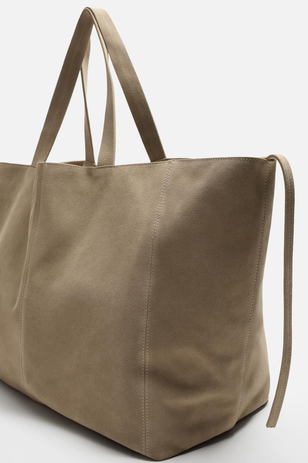 LEATHER SHOPPER BAG - Zara фото 3