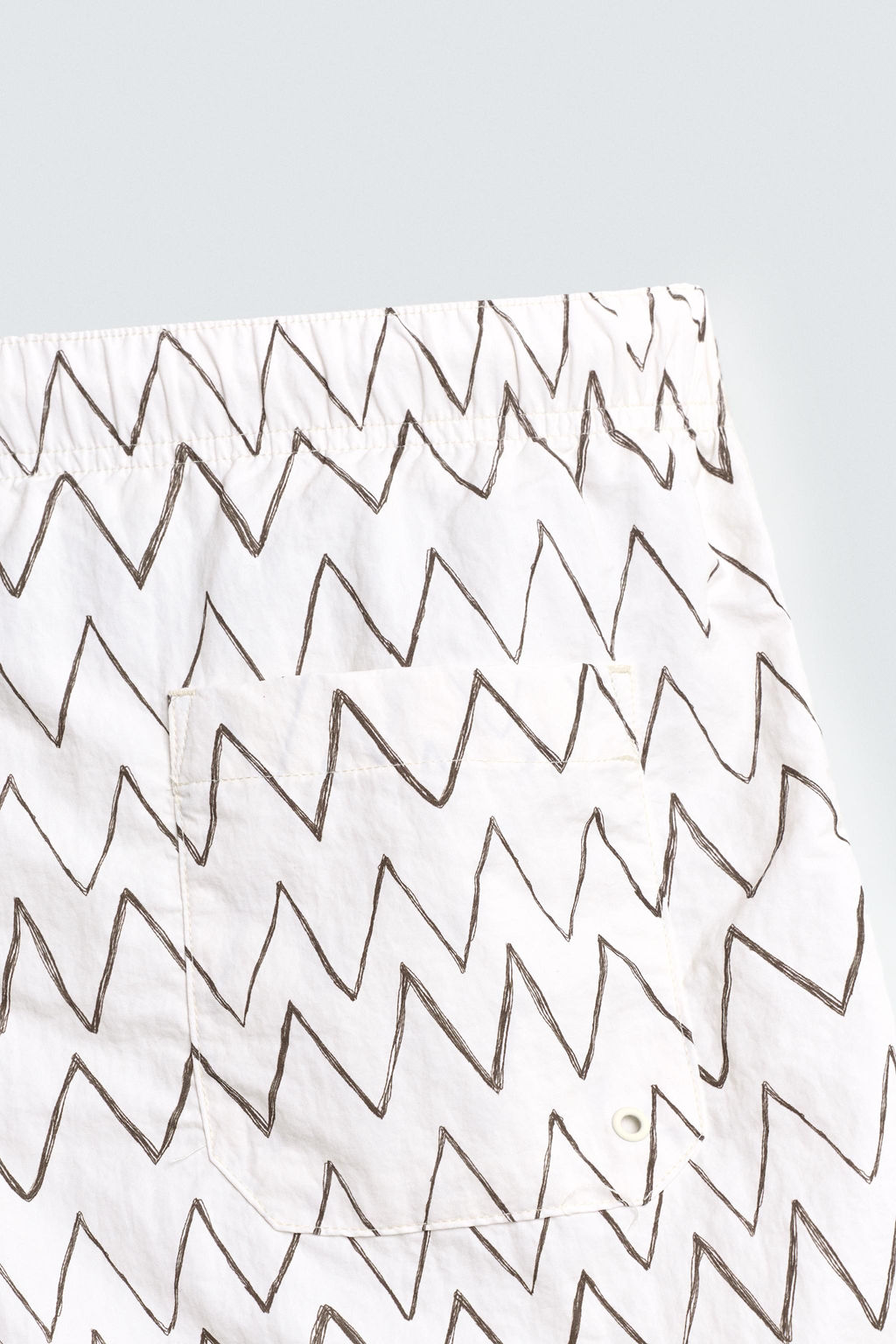 GEOMETRIC PRINT MID-LENGTH SWIMMING TRUNKS - Zara фото 4
