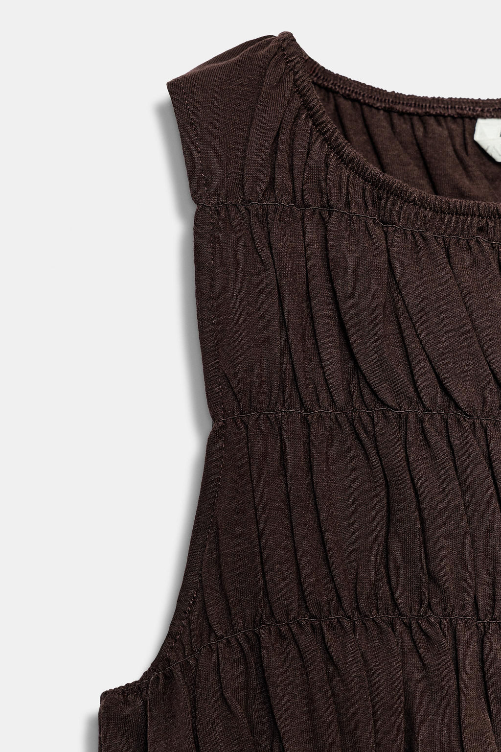 TOP FRUNCES / Chocolate - Zara фото 6
