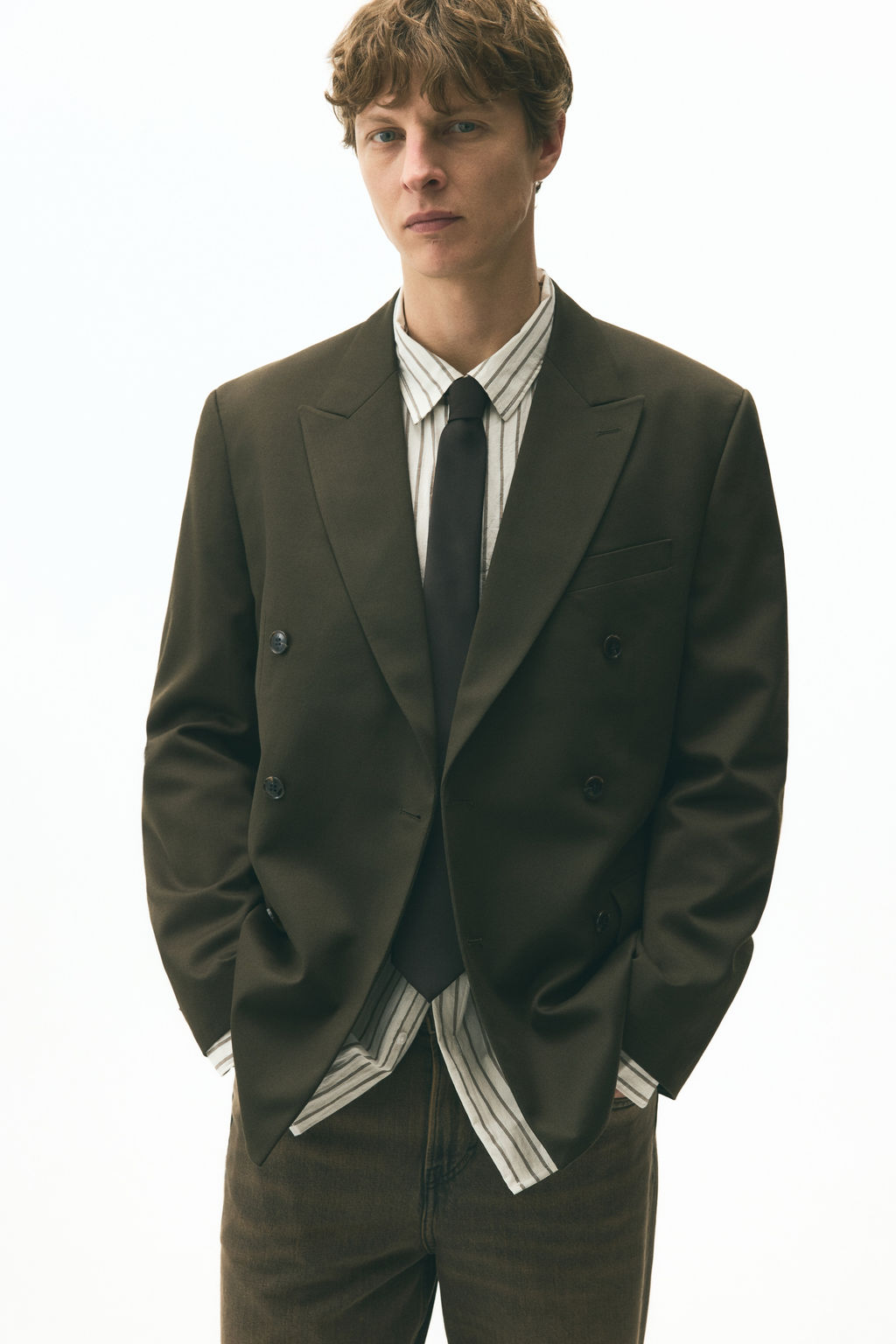 Americana de doble botonadura Relaxed Fit - H&m фото 3