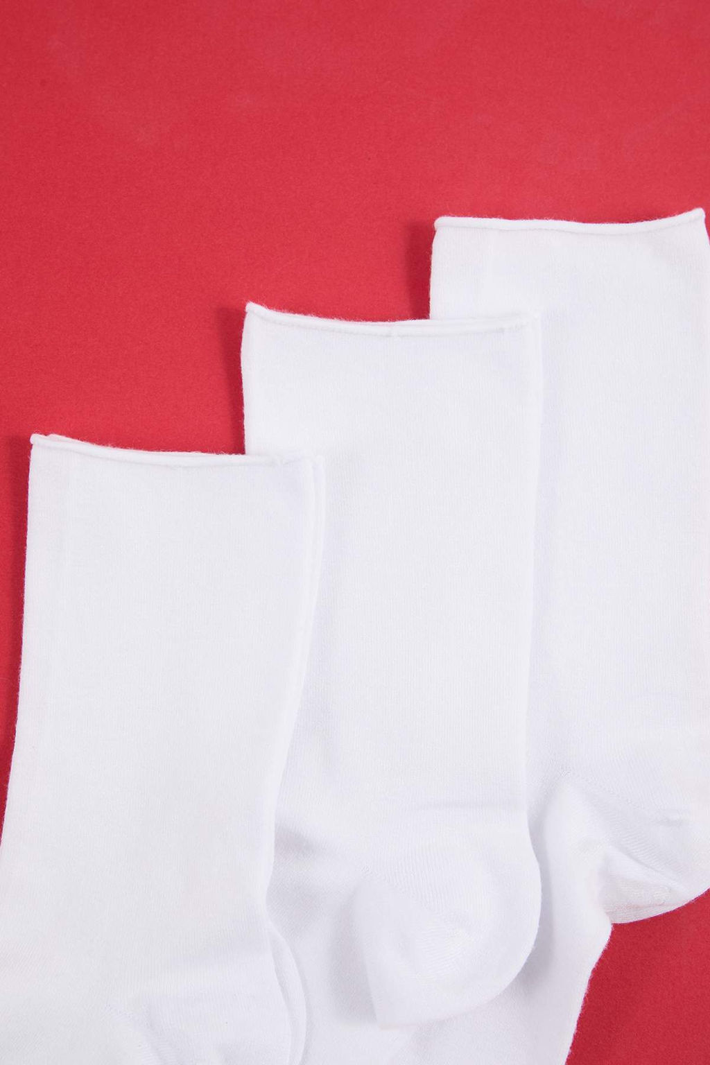 Beyaz 3lu Duz Jakar Orme Corap THMSS26CO00007 - Trendyolmilla фото 3