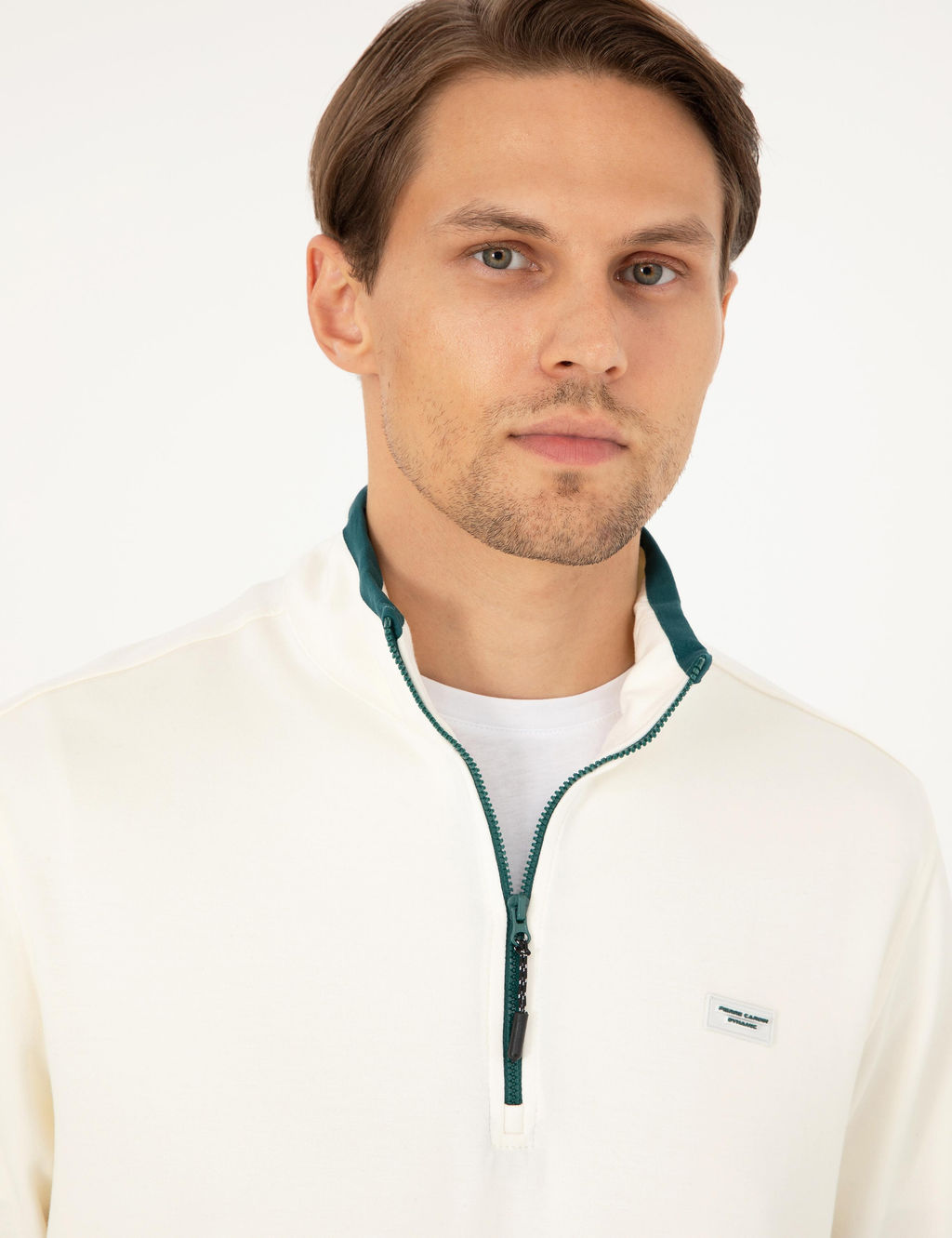 Ekru Regular Fit Sweatshirt - Pierre cardin фото 2