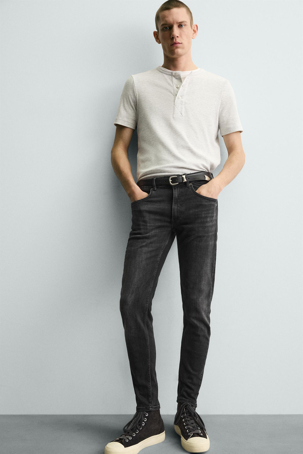 JEANS SKINNY FIT / Negro - Zara фото 5