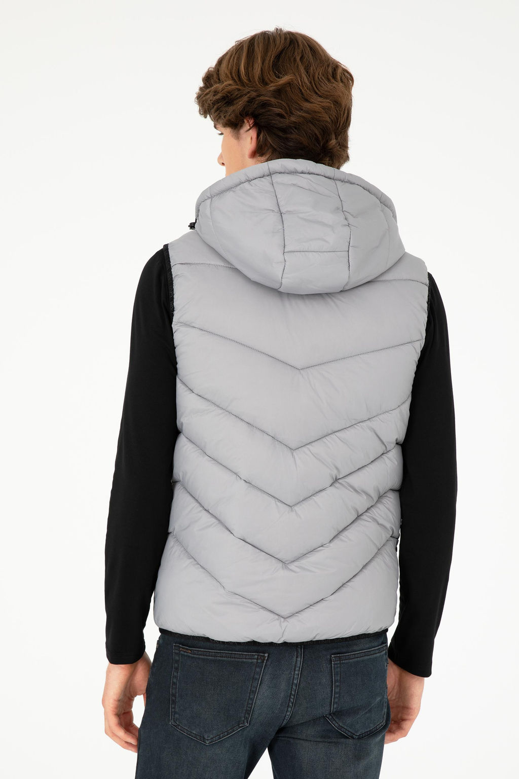 Мужской светло-серый жилет - U.s. polo assn фото 5