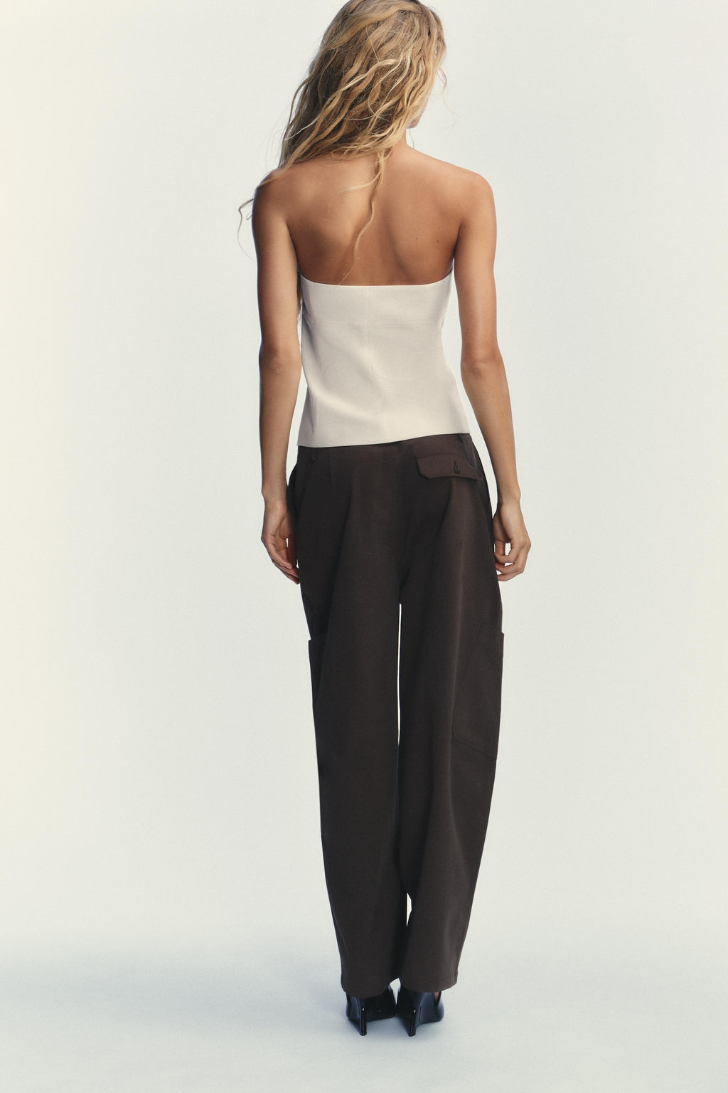 STRAPLESS TOP WITH BOW - Zara фото 4