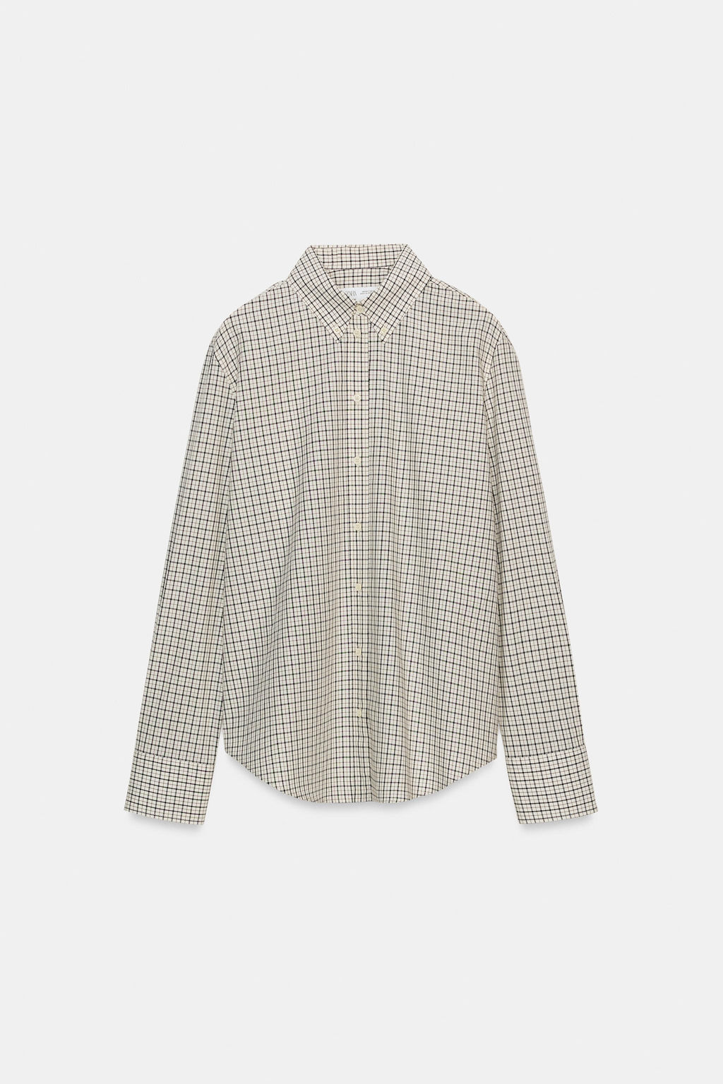ZW COLLECTION CHECK SHIRT - Zara фото 10