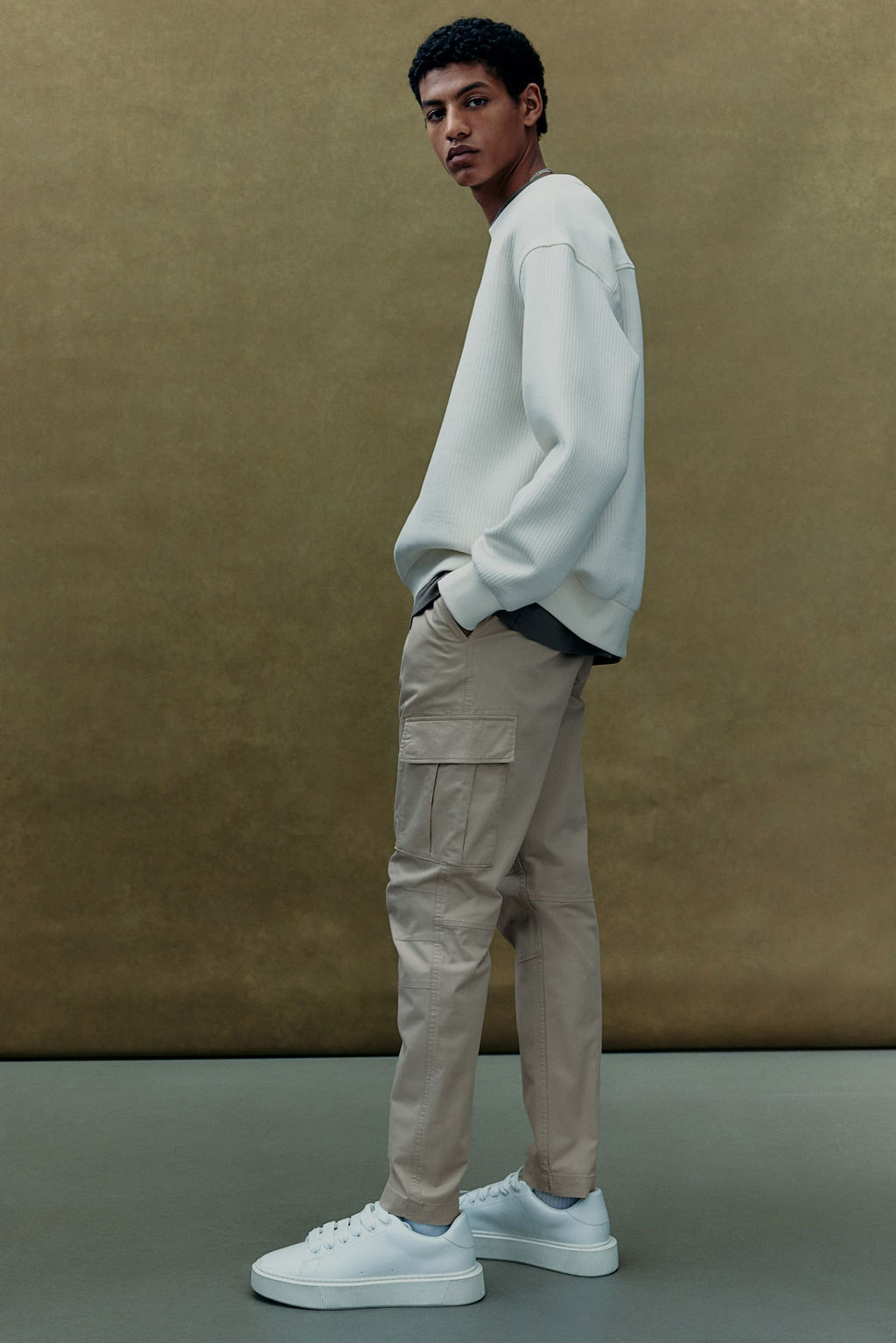 Pantalon cargo Slim Fit - H&m фото 5