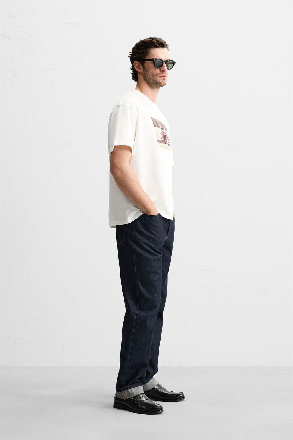 T-SHIRT WITH PHOTO PRINT - Zara фото 4