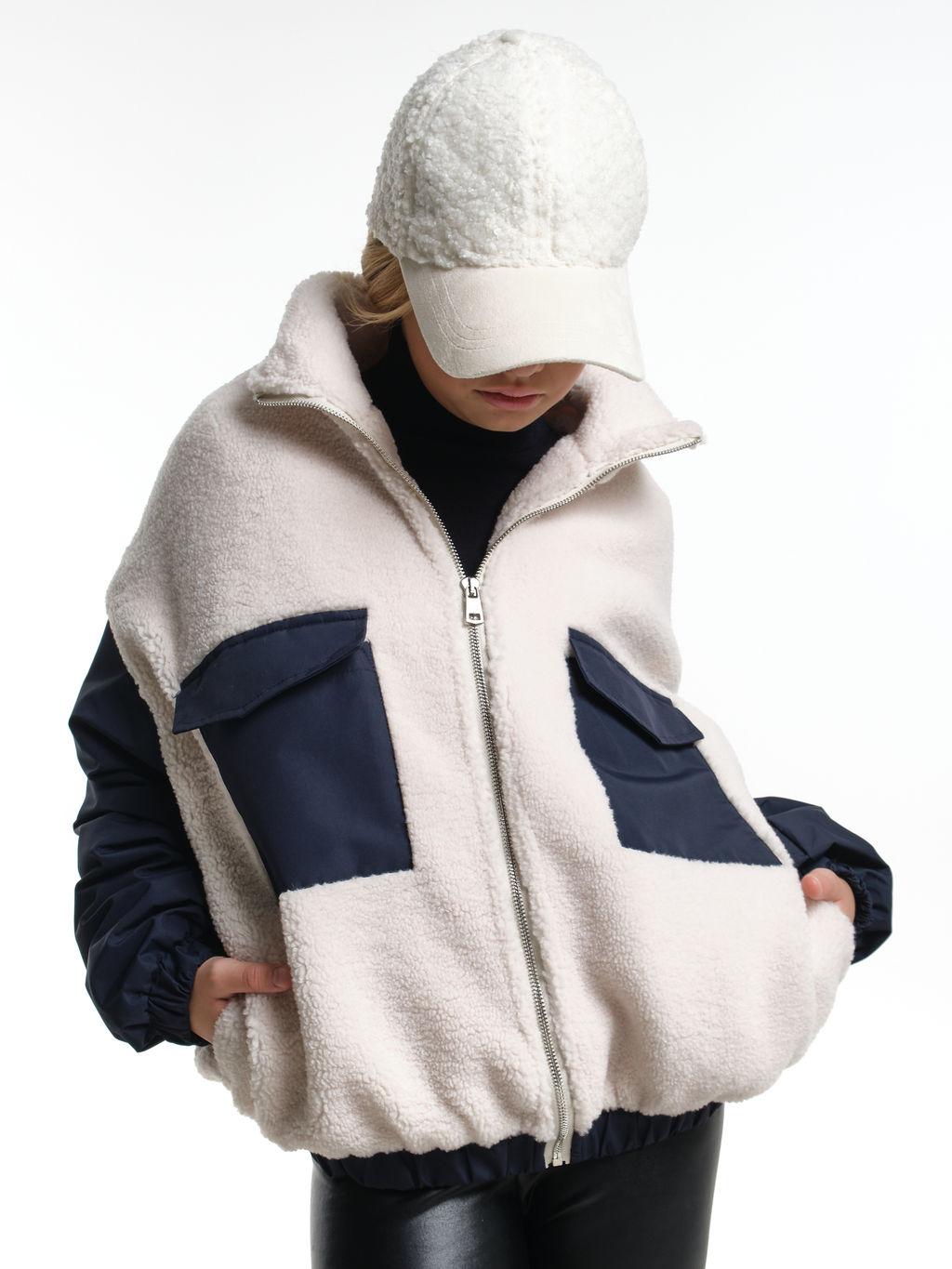 Джемпер Тедди на молнии 33-8231 касар/синий - Mini maxi фото 9