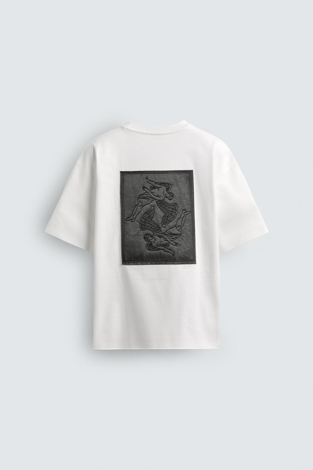EMBROIDERED PATCH T-SHIRT - Zara фото 8