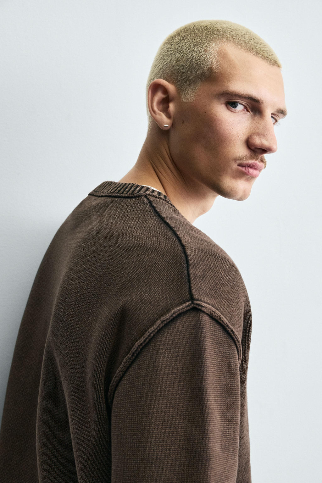 WASHED PRINT SWEATER - Zara фото 5
