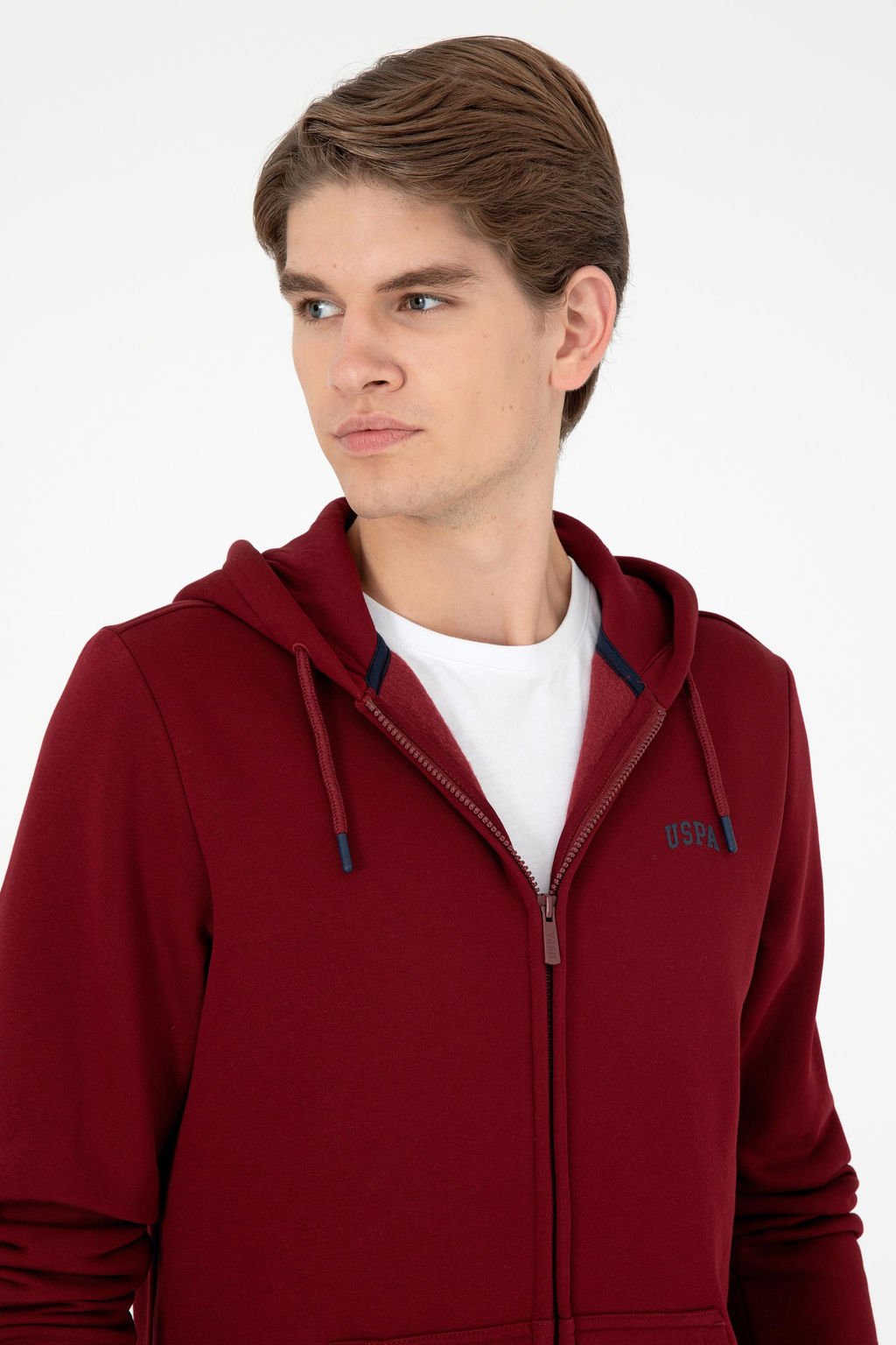 Мужской бордово-красный свитшот Неожиданная скидка в корзине - U.s. polo assn фото 2