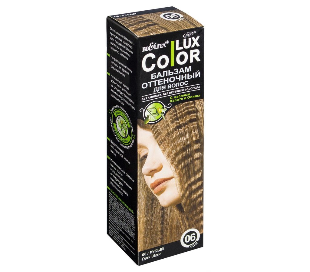 Бальзам оттеночный для волос №06.1 Орехово-русый, 100 мл
