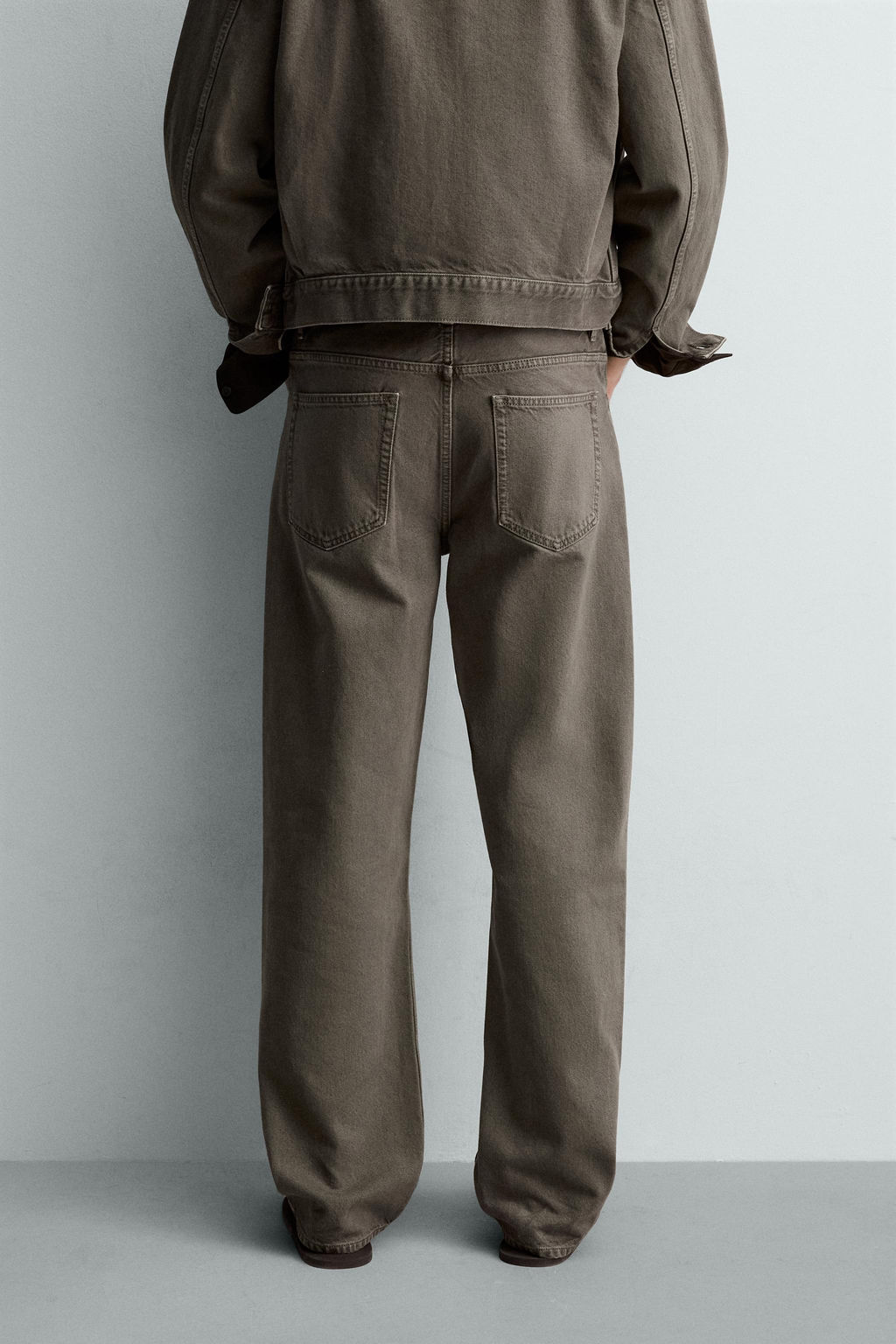 JEANS STRAIGHT FIT LIMITED EDITION / Verde gris - Zara фото 3