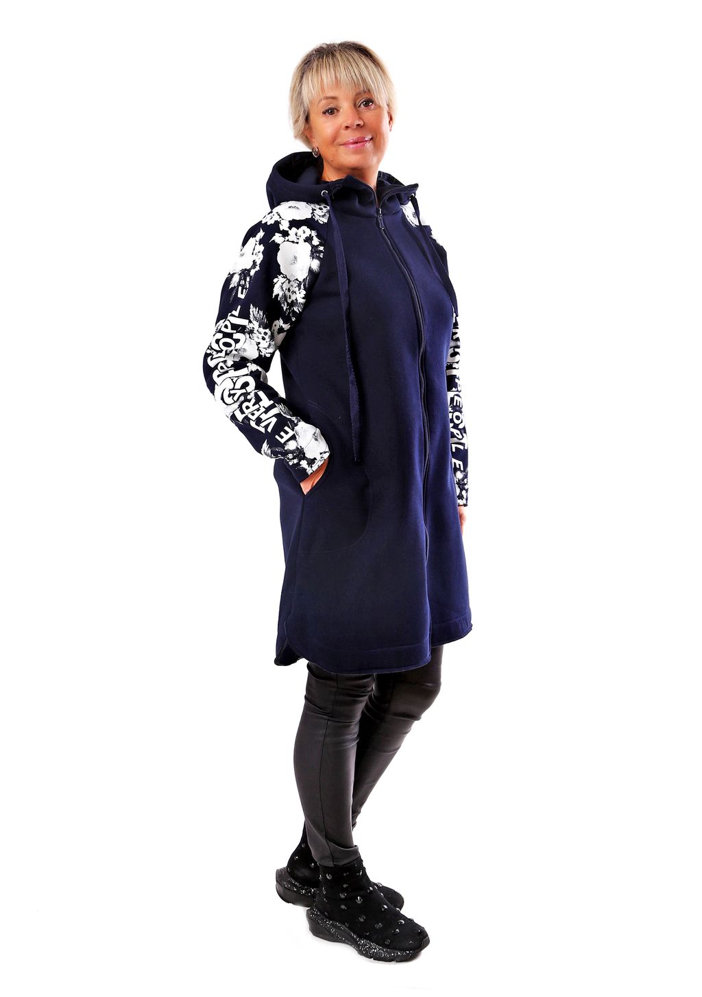 Парка Леей т. синяя - Марлен фото 2