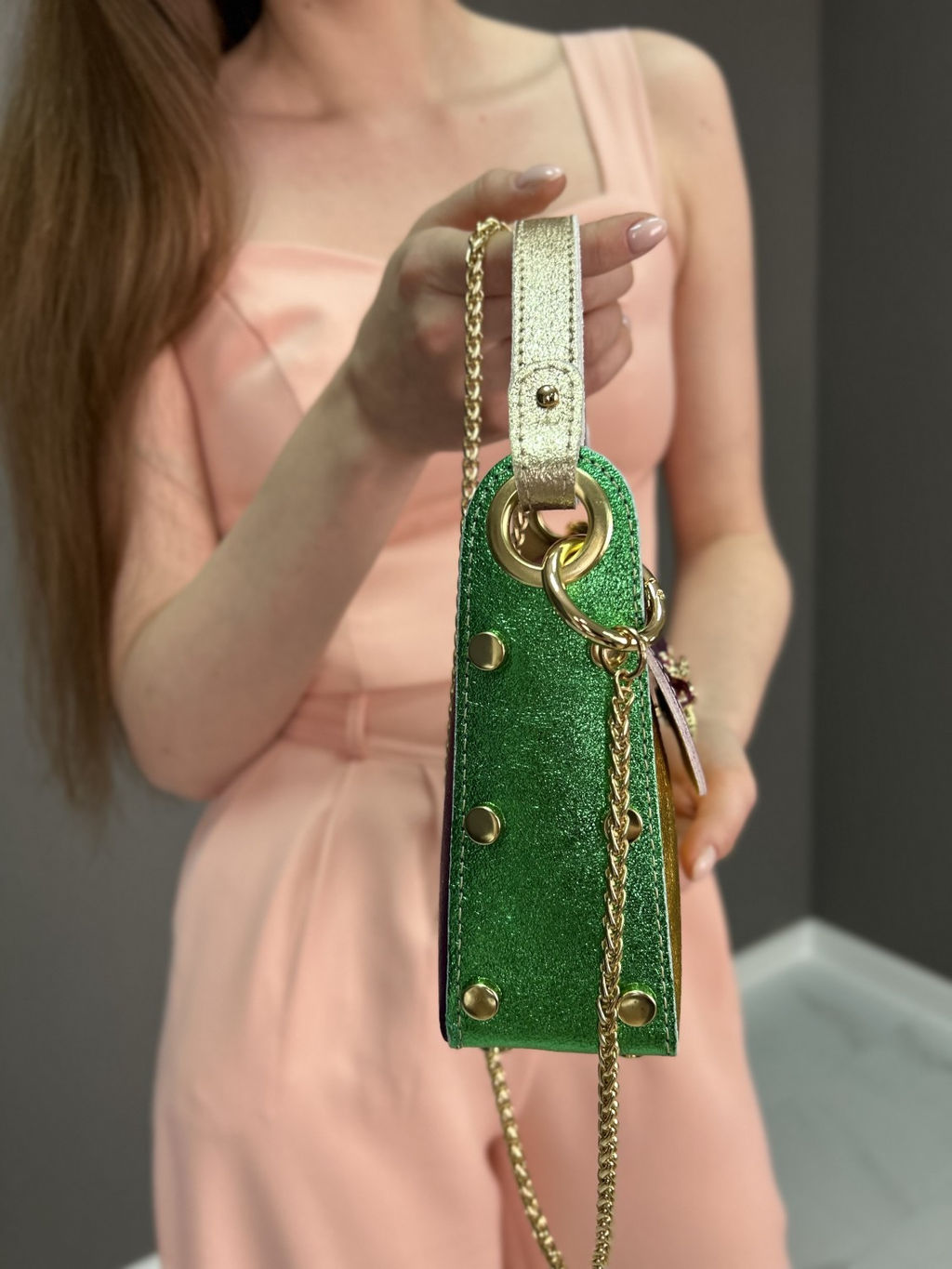 Сумка женская из телячьей кожи