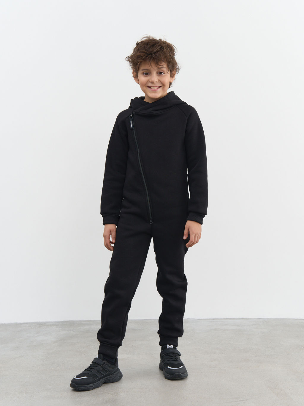 Комбинезон-косуха с капюшоном "Уголь" 7+