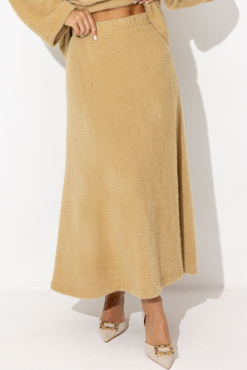 Юбка женская 157/04/Бежевый - Rise фото 4