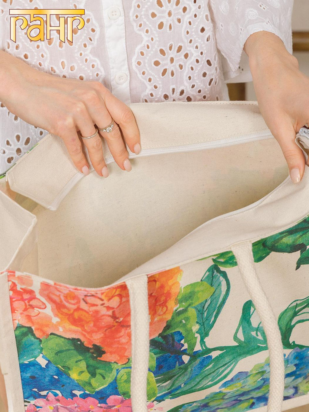 Сумка (хлопок) ламинированная 38х15х35см №3000/3 - Ганг фото 7