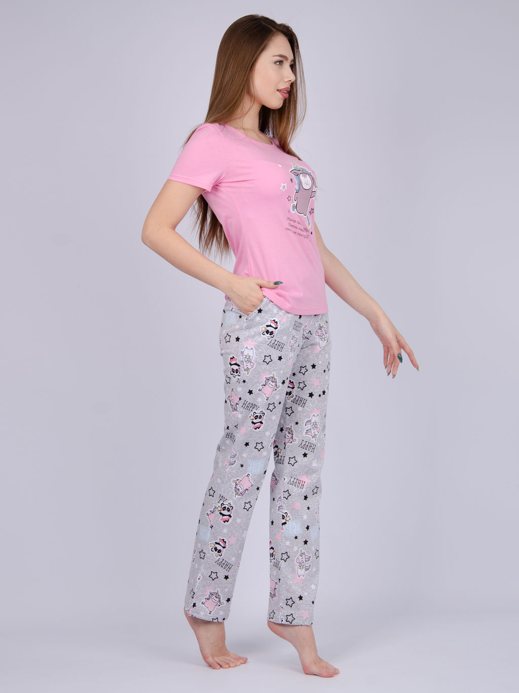 Костюм "Единорог 2" брюки, трикотаж