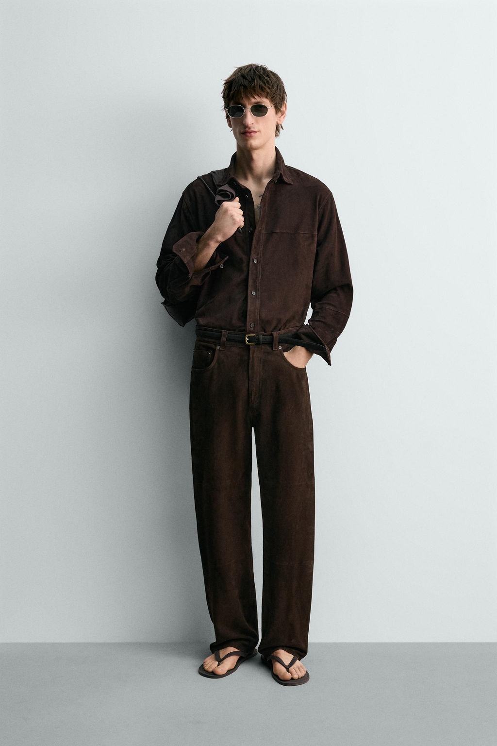 CAMISA PIEL ANTE LIMITED EDITION / Chocolate