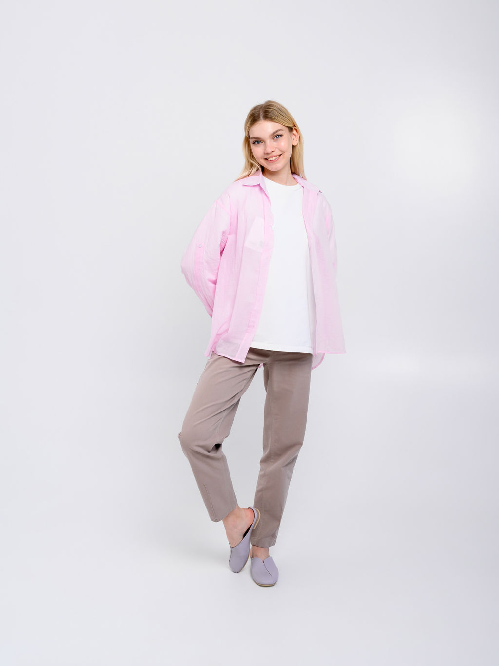 Мюли 1007.тунит205be.Лиловый стар