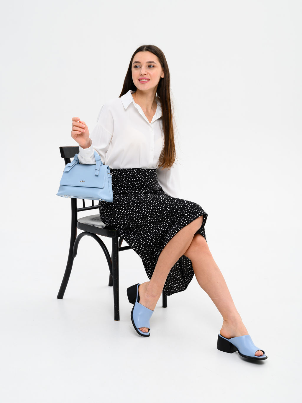 Босоножки 4012.23663bl.Голубая виктория