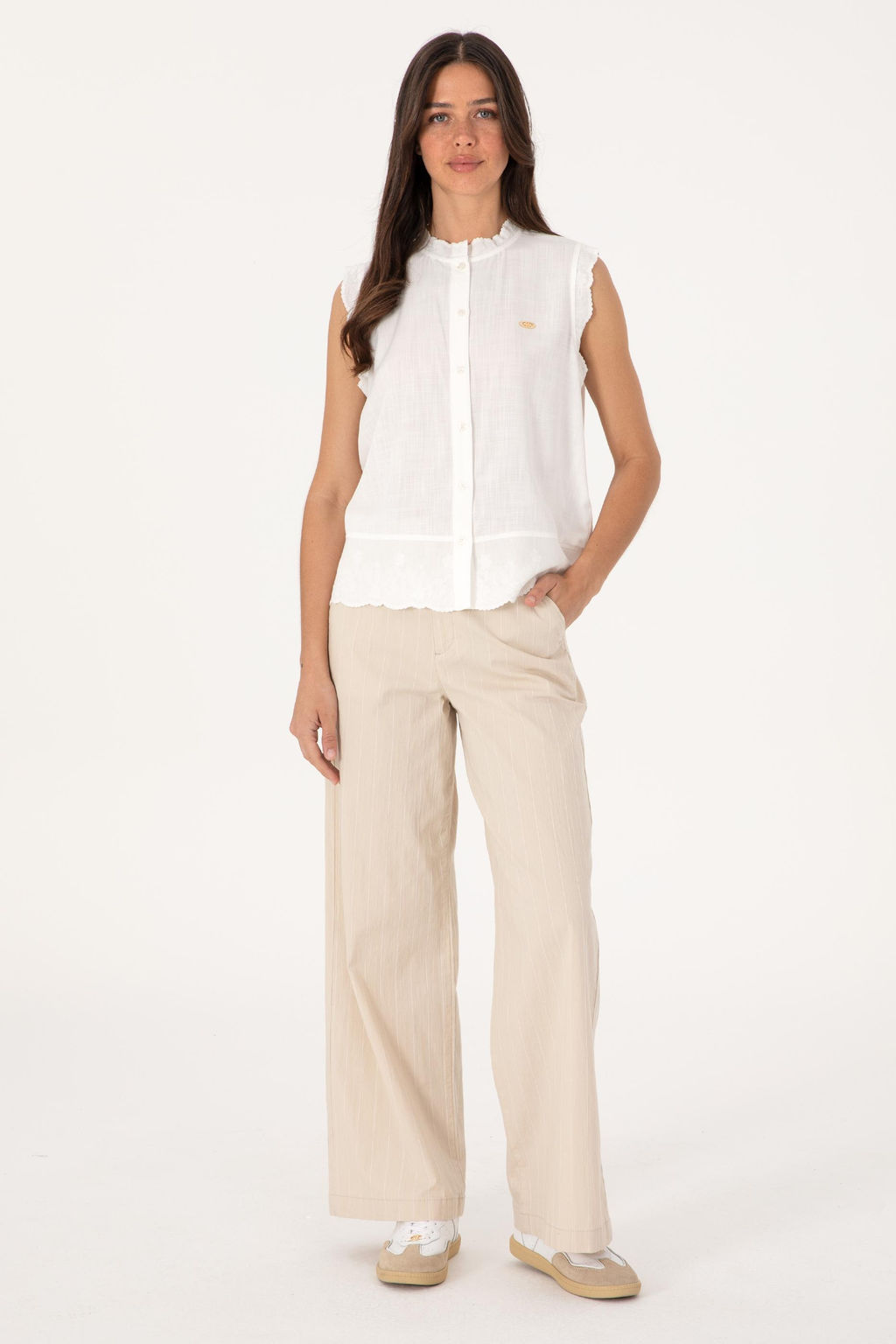 Kad_n Beyaz K_sa Kollu G_mlek Sepette S_rpriz _ndirim - U.s. polo assn фото 4