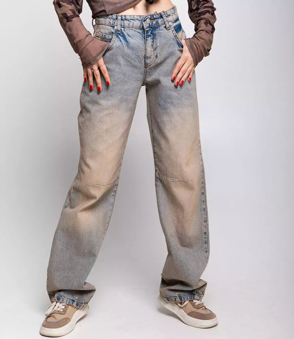 Джинсы #БШ2212, синий