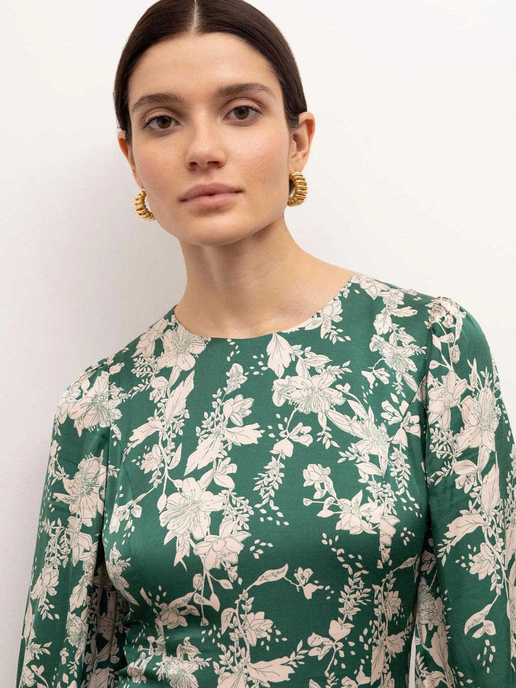 Платье с цветочным принтом - Emka фото 4