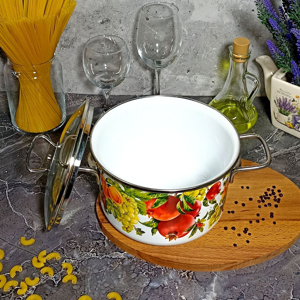 Кастрюля 3,0л Гранада белосн. 1SD185S