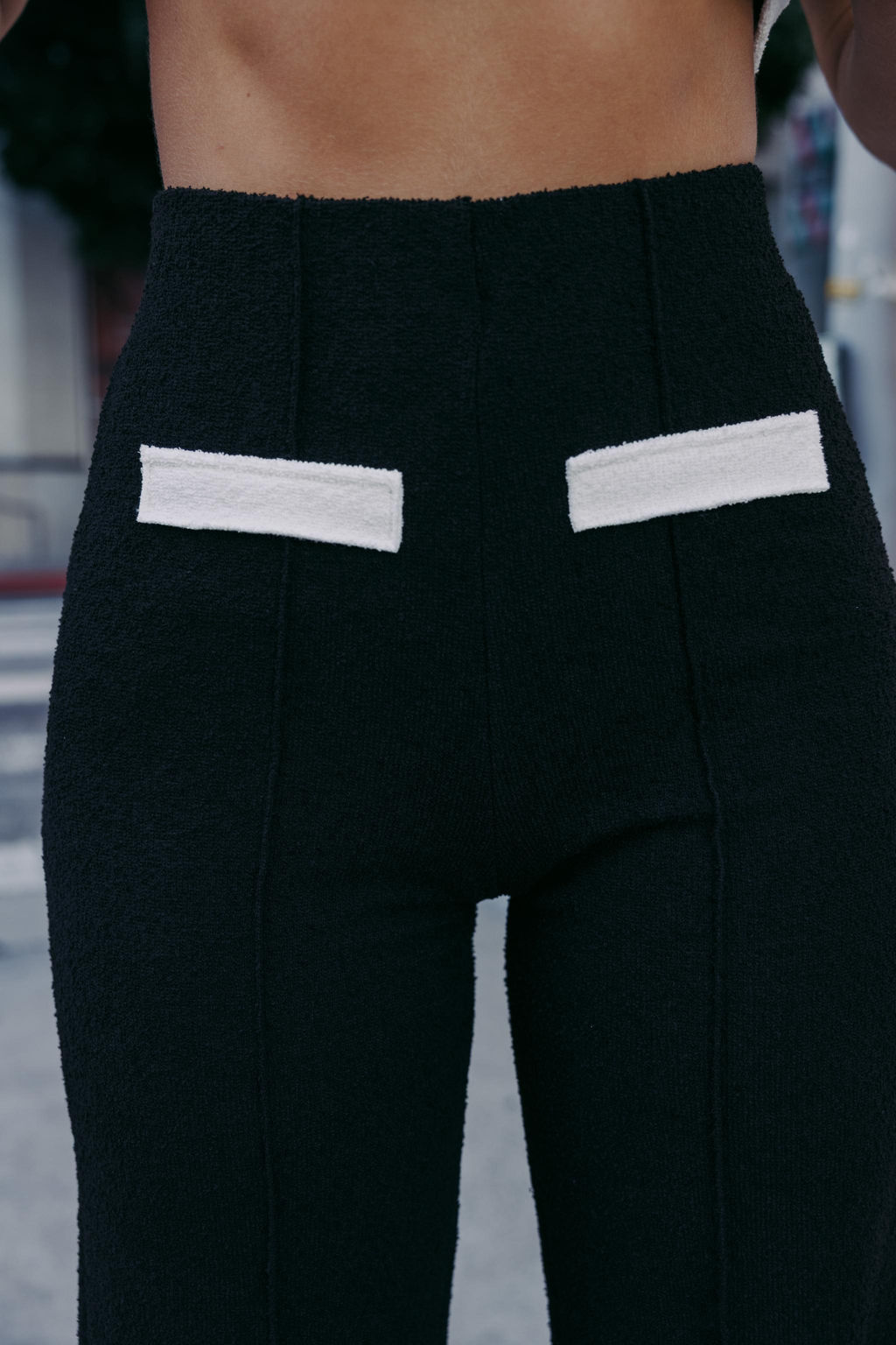 CONTRAST BOUCL_ TROUSERS - Zara фото 2